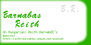 barnabas reith business card